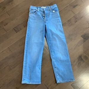 Levi Strauss jeans Ribcage Straight Ankle 26
Button fly W26 L27